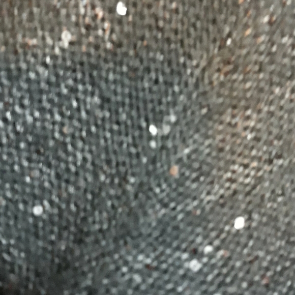 Decree black sequin sweater with sheer back - Picture 8 of 8